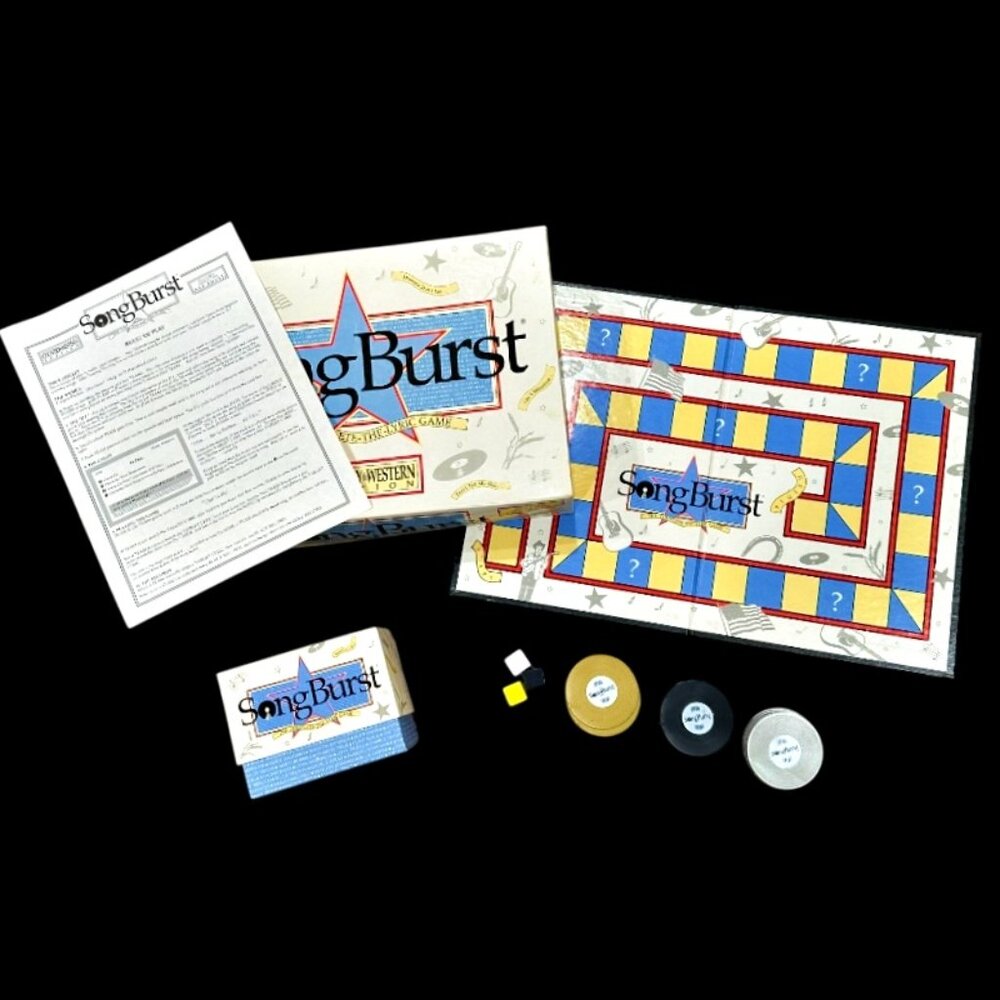 SONGBURST Country Western Edition Music Trivia Lyrics Game 1990s 1993 Hersch CO